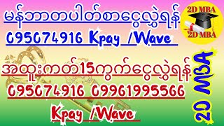 💞#မူအတိုင်းထွက်တဲ့ဂဏန်းများနှင့်2ရက်အတွင်းထွက်မည့်BKနှင့်ပါတ်သီး💞🎊 Channelကို (Subscribe)လုပ်ထားပါ💞🎊