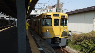 【旧2000系 最後の8両編成】西武2000系 2007f 拝島発車