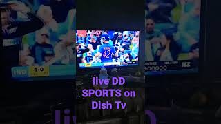 Live Indian vs Newzealand on DD SPORTS on Dish TV Platform