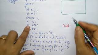 pointers in c programming | Simple Programming Example | C Programming | Lec-45