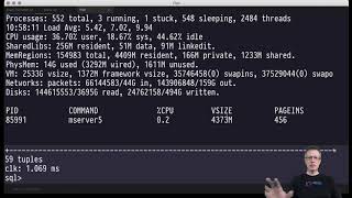 DB2 — Chapter #13 — Video #75 — Full materialization vs. demand-driven evaluation