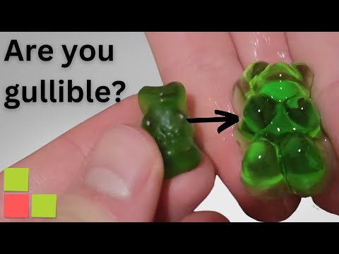 Why do Gummy Bears swell in water?