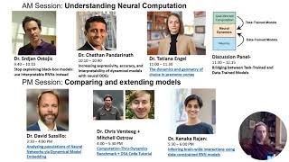 CoSyNe 2024 Workshop: Understanding Neural Computation Using Task-trained and Data-trained Models