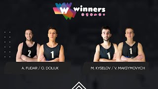 Winners Beach Volleyball. Men. A. Fudar / O. Doliuk - M. Kyselov / V. Maksymovych  20.01.2025