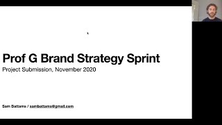 Sam Battams Prof G Brand Strategy Sprint DC