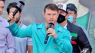 CANELO SENDS FINAL MESSAGE TO BILLY JOE SAUNDERS & TELLS FANS "IVE MISSED YOU ALL, TOMORROW WE WIN"