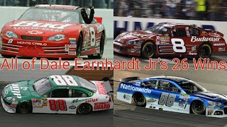 All of Dale Earnhardt Jrs 26 Wins