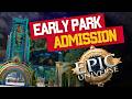 The BEST Epic Universe Early Entry Strategy 2026