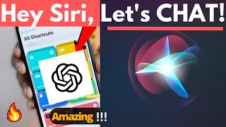 New ChatGPT Shortcuts with Siri is the KILLER AI Voice Assistant!!!