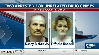 Two arrested for unrelated drug crimes in Athens County