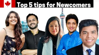 Life in Canada described by former international students and newcomers - Top 5 tips compilation