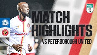 Highlights: Peterborough United 4 - 2 Walsall