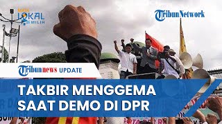 Massa Teriak Takbir saat Anggota DPR Orasi, Dukung Keputusan PKS Gulirkan Hak Angket terkait Pemilu