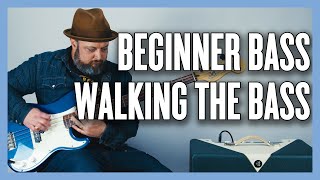 Beginner Bass Lesson 3: Walking the bass