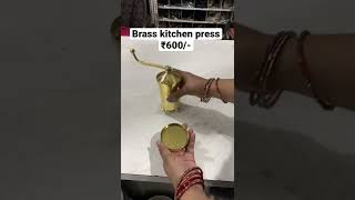 Brass kitchen press ₹600/- DM me on WhatsApp 7013872874