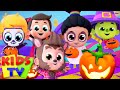 Five Little Monsters | Halloween Cartoon Songs | Trick or Treat | Spooky Songs | Rhymes for Babies