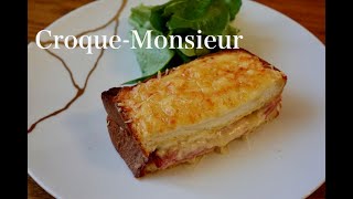 【vlog】とある日の朝食クロックムッシュ。滑らかなベシャメルソースの作り方。croque-monsieur