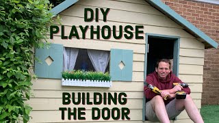 How to make a door. #diy #playhouse