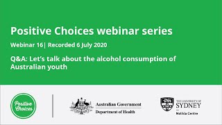 Q&A: Let's talk about the alcohol consumption of Australian youth