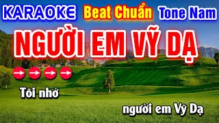 Người Em Vỹ Dạ Karaoke Beat Chuẩn Tone Nam - Hà My Karaoke