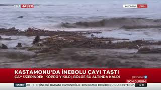 Kastamonu'da İnebolu Çayı Taştı 27.06.2022 TÜRKİYE