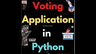 fun python projects for beginners | voting app in python | python programming [python]
