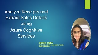 Extract Text from Sales Receipt using Pre-Built Model-Azure Form Recognizer