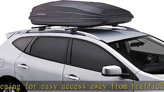 SportRack Vista XL Rear Opening Cargo Box,Black