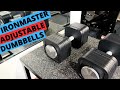 Ironmaster Adjustable Dumbbells Review: 5-75LBs, Expansion up to 120LBs & Heavy Handle Kit