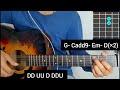 apna bana le arijit singh guitar lesson easy chords with capo 2 bhediya