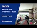 Room Tour Diamond Studio | Talbot Street, Nottingham | Student Accommodation in UK | amber