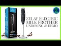 Zulay Electric Milk Frother | Unboxing & Demo Cold Brew Iced Coffee