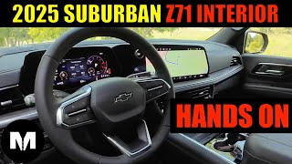 2025 Chevy Tahoe, Suburban Z71 Interior: Hands-On Tour