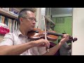 ABRSM Violin Grade 5, A2, Leclair Allegro, Violin slow practice