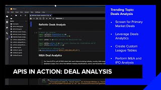 APIs in Action: Deal Analysis