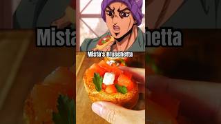 ジョジョの奇妙な冒険 第５部からミスタのブルスケッタ再現してみた Mista's Bruschetta  from Jojo's bizarre adventure #アニメ飯 #animefood