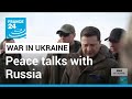 Ukraine delegation arrives for peace talks with Russia • FRANCE 24 English