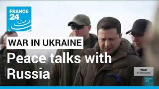 Ukraine delegation arrives for peace talks with Russia • FRANCE 24 English