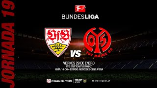 Partido Completo: VfB Stuttgart vs Mainz | Jornada 19- Bundesliga