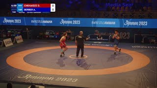 Data CHKHAIDZE (GEO) vs. Alperen BERBER (TUR) | U20 World Championships 2023 | Semi Final | GR 82Kg