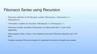 Fibonacci Series using Recursion | Lecture 11:Java Static Scope Rule