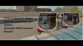 4x Roblox Canterbury District Route 777x Front View Timelapsed - roblox canterbury and district bus simulator v4