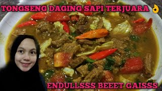 TONGSENG DAGING SAPI  || NIKMATNNYA BIKIN GA MAU BERENTI MAKAN 👌👌