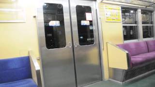 北総7260形7267と7268  ( 旧 京成3300形3315と3316 )  車内風景　京成押上線 四ツ木 ～ 押上 スカイツリー前 　2013年12月13日