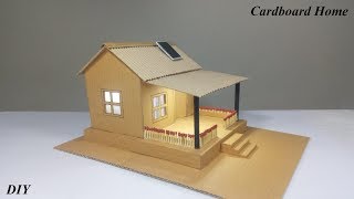 How to make working model from cardboard l school project