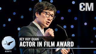 Ke Huy Quan Wins Actor in Film Award at the 20th Unforgettable Gala