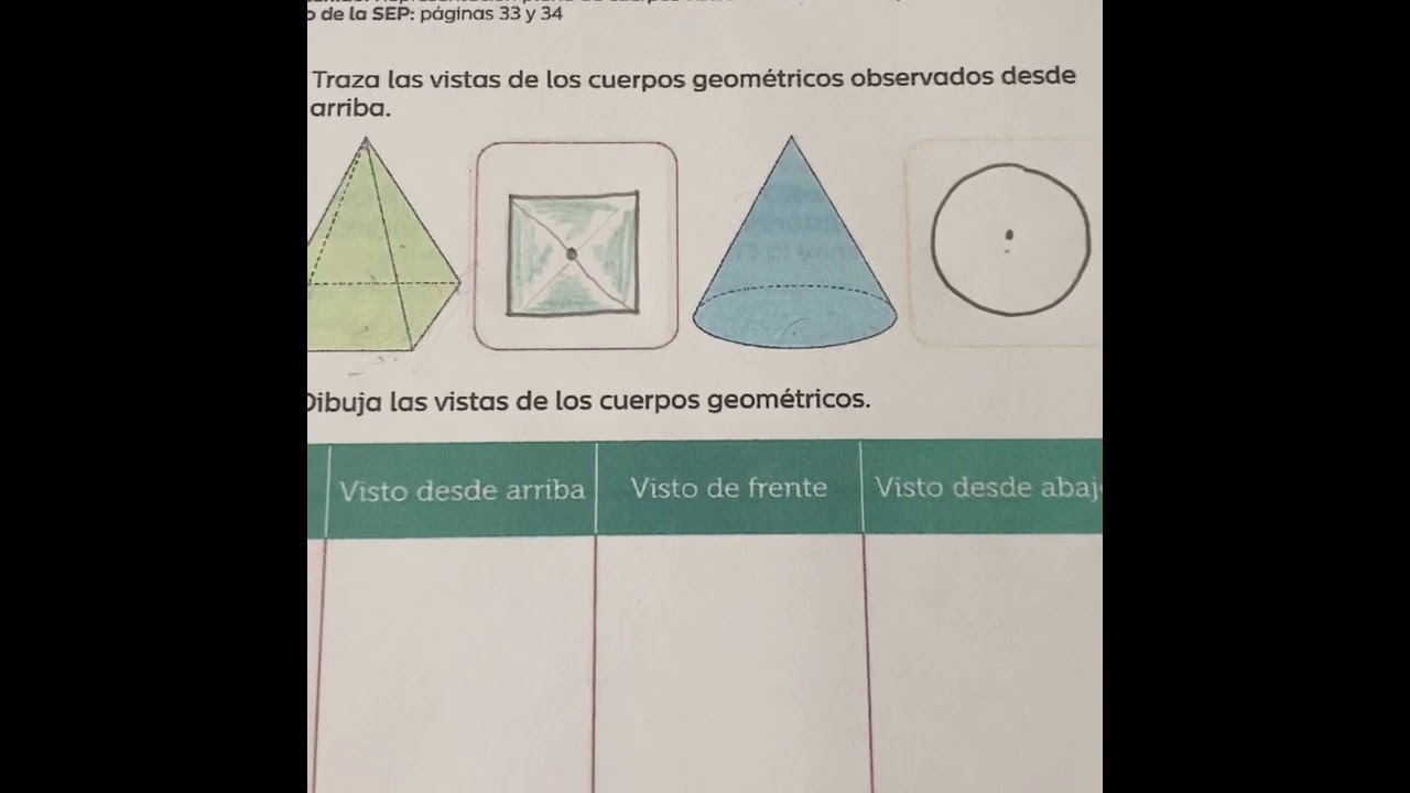 Representaciones Planas De Cuerpos Geométricos - YouTube