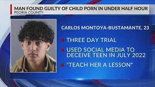 Peoria man faces prison time for child porn charges