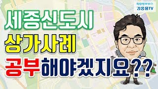 [상가투자] 80. 세종신도시 상가사례 공부해야겠지요??. 김종율TV