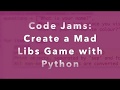 Made a Code Monday: Create a Mad Libs Game